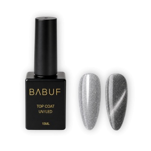 Top Coat Cat Eye | Argintiu Galactic | TCE5 | 15ml