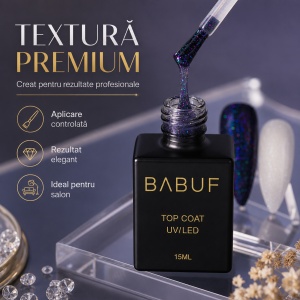 Top Coat | Nebula Flake Top | TCP5 | 15ml - Img 4