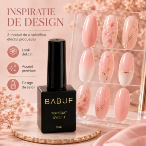 Top Coat | Peach Pink Top | TCC4 | 15ml - Img 6