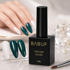 Top Coat | Teal Emerald Top | TCP4 | 15ml - Img 3