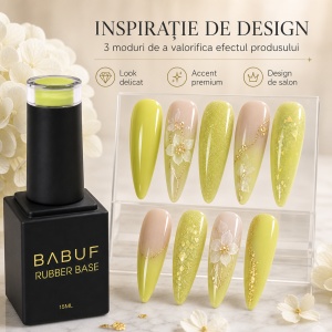 Baza Rubber | Galben Lime | RB19 | 15ml - Img 6
