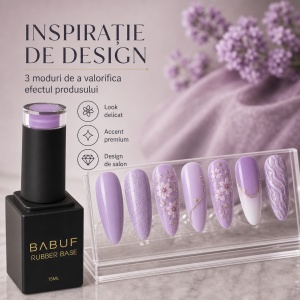Baza Rubber | Magic Lilac | RBP2 | 15ml - Img 6