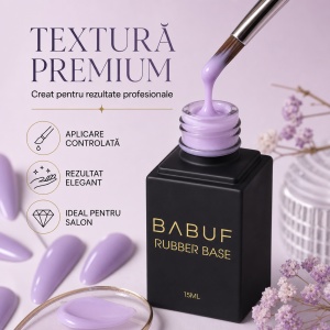 Baza Rubber | Mov Cremos | RB9 | 15ml - Img 4