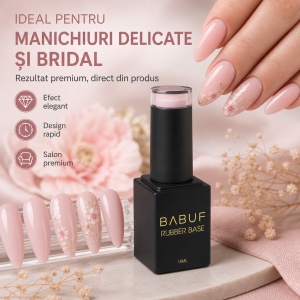 Baza Rubber | Nude Rose | RB5 | 15ml - Img 5