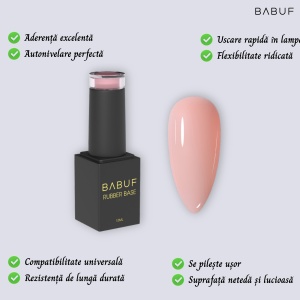 Baza Rubber | Peach Glow | RB13 | 15ml - Img 2