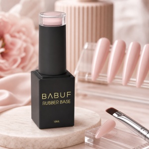 Baza Rubber | Roz Pudrat | RB7 | 15ml - Img 3