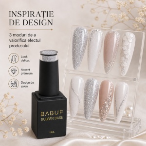 Baza Rubber | Silver Dust | RBG5 | 15ml - Img 6