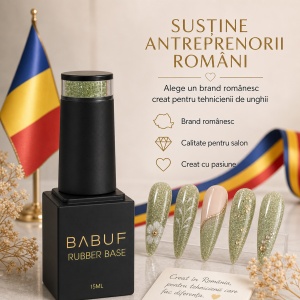 Baza Rubber | Strălucirea Matcha | RBG16 | 15ml - Img 8