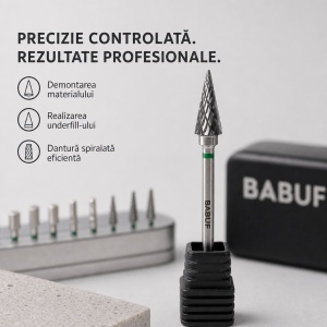 Capat Freza / Bit, Carbit | Dur | Conic Verde | BT8 | 6x13 mm - Img 7