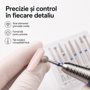 Capat Freza / Bit, Diamantat | Mediu | Biluta | BT1 | 5x5 mm - Img 5