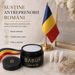 Gel de Constructie Autonivelant | Alb Laptos Glitter | BGG1 | 50g - Img 8
