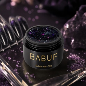 Gel de Constructie Autonivelant | Black Stardust | BGG8 | 50g - Img 2