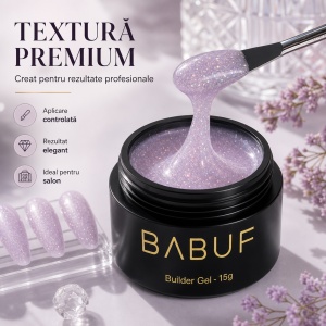 Gel de Constructie Autonivelant | Lilac Glow | BGG4 | 15g - Img 4