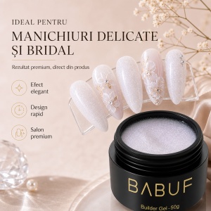 Gel de Constructie Autonivelant | Milky Pearl | BGP5 | 50g - Img 5