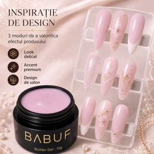 Gel de Constructie Autonivelant | Milky Pink Sparkle | BGG11 | 15g - Img 6