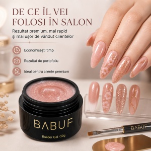 Gel de Constructie Autonivelant | Nude Perlat | BGP4 | 30g - Img 7