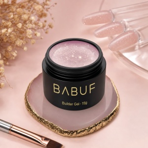 Gel de Constructie Autonivelant | Nude Sparkle | BGG2 | 15g - Img 2