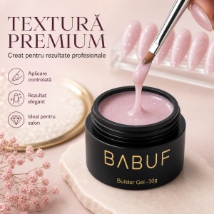 Gel de Constructie Autonivelant | Nude Sparkle | BGG2 | 30g - Img 4