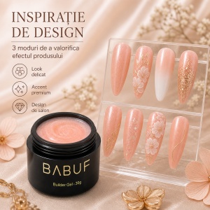 Gel de Constructie Autonivelant | Peach Pearl | BGP3 | 30g - Img 6
