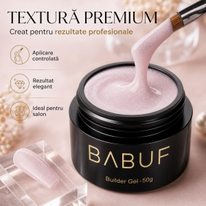 Gel de Constructie Autonivelant | Pearl Blush Glow | BGG10 | 50g - Img 4