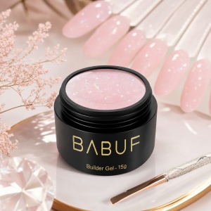 Gel de Constructie Autonivelant | Pearl Pink Shimmer | BGG7 | 15g - Img 2
