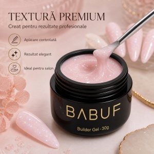 Gel de Constructie Autonivelant | Pearl Pink Shimmer | BGG7 | 30g - Img 4