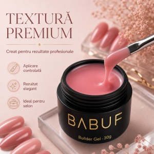 Gel de Constructie Autonivelant Smart | Dusty Rose | SBG5 | 30g - Img 4