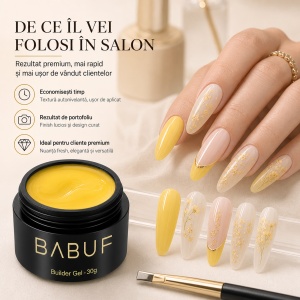 Gel de Constructie Autonivelant Smart | Galben Lămâie | SBG12 | 30g - Img 7