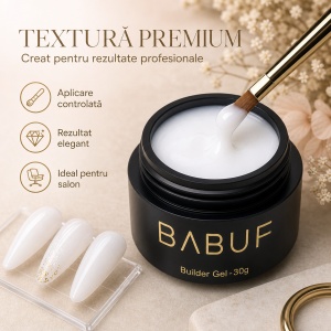 Gel de Constructie Autonivelant Smart | Milky Cloud | SBG1 | 30g - Img 4