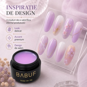 Gel de Constructie Autonivelant Smart | Milky Violet | SBG2 | 30g - Img 6