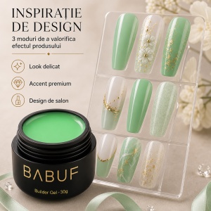 Gel de Constructie Autonivelant Smart | Verde Mojito | SBG7 | 30g - Img 6