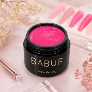 Gel de Constructie Camuflaj | Hot Pink Shimmer | CBG2 | 30g - Img 2