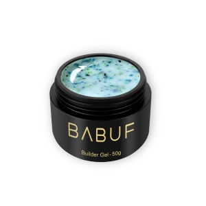 Gel de Constructie Flori Uscate | Milky Blue Petals | BGFU2 | 50g