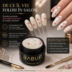Gel de Constructie Flori Uscate | Milky Flowers | BGFU4 | 50g - Img 7