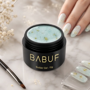Gel de Constructie Flori Uscate | Milky Mint Petals | BGFU7 | 15g - Img 3