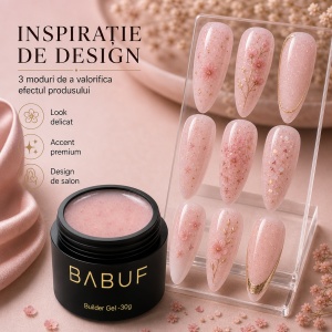 Gel de Constructie Flori Uscate | Milky Petals | BGFU1 | 30g - Img 6