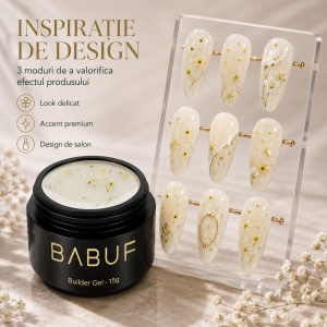 Gel de Constructie Flori Uscate | Milky Yellow Petals | BGFU9 | 15g - Img 6