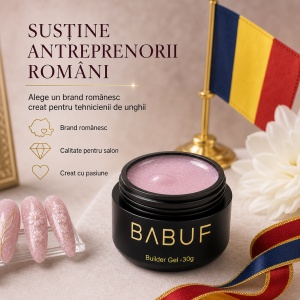 Gel de Constructie Reflectiv Autonivelant | Blush Shimmer | GBG6 | 30g - Img 8