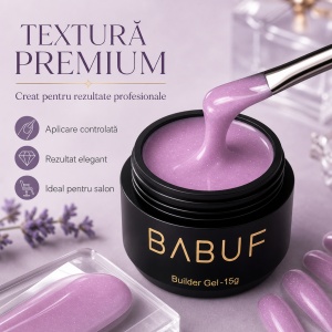 Gel de Constructie Reflectiv Autonivelant | Lavender Sparkle | GBG9 | 15g - Img 4