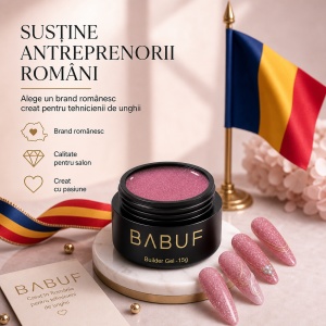 Gel de Constructie Reflectiv Autonivelant | Pink Sparkle | GBG8 | 15g - Img 8