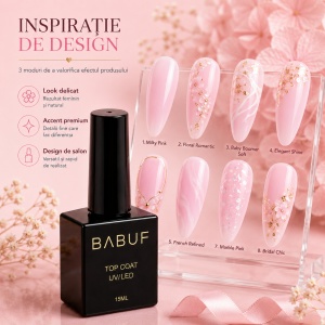 Top Coat | Baby Pink Top | TCC3 | 15ml - Img 6