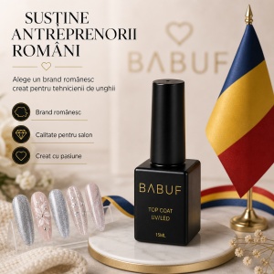 Top Coat Cat Eye | Argintiu Galactic | TCE5 | 15ml - Img 8