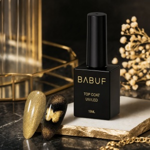 Top Coat Cat Eye | Auriu Magnetic | TCE7 | 15ml - Img 2