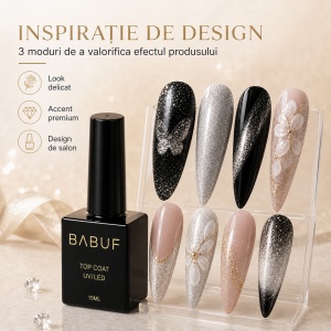 Top Coat Cat Eye | Diamant Magnetic | TCE2 | 15ml - Img 6