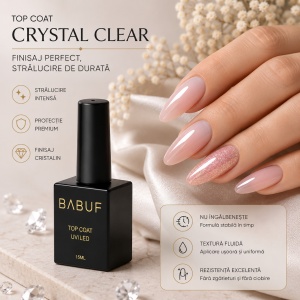 Top Coat | Crystal Clear | TP1 | 15ml - Img 5