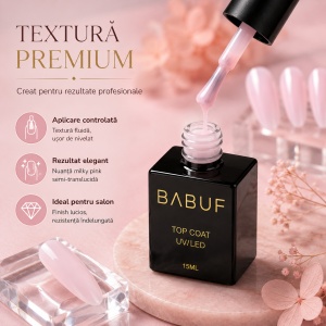 Top Coat | Milky Pink Top | TCC2 | 15ml - Img 4