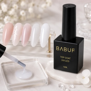 Top Coat | Milky White Top | TCC1 | 15ml - Img 3