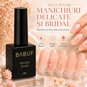 Top Coat | Peach Nude Top | TCC9 | 15ml - Img 5