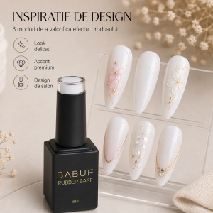 Baza Rubber | Alb Laptos | RB22 | 15ml - Img 6