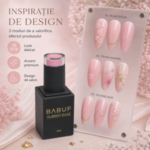 Baza Rubber | Lăptic Roz | RB33 | 15ml - Img 6